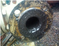 導(dǎo)熱油結(jié)焦結(jié)碳案例圖